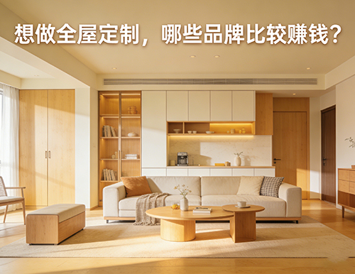 想做全屋定制，哪些品牌比較賺錢？